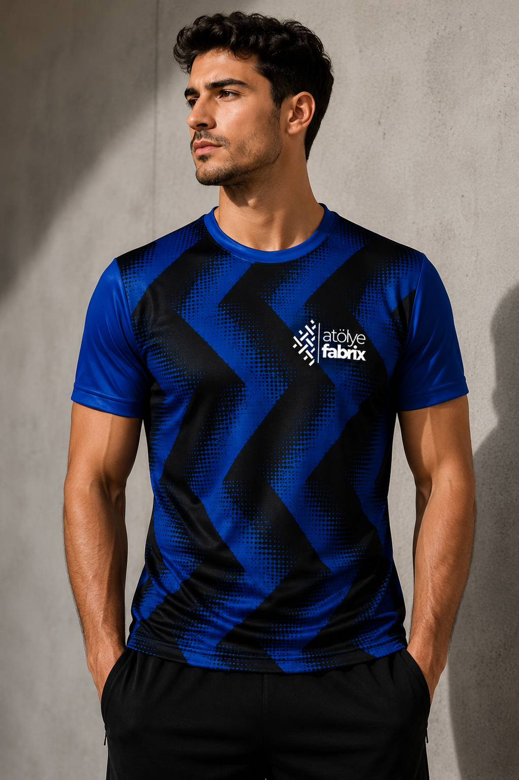 Crew Neck Navy Jersey