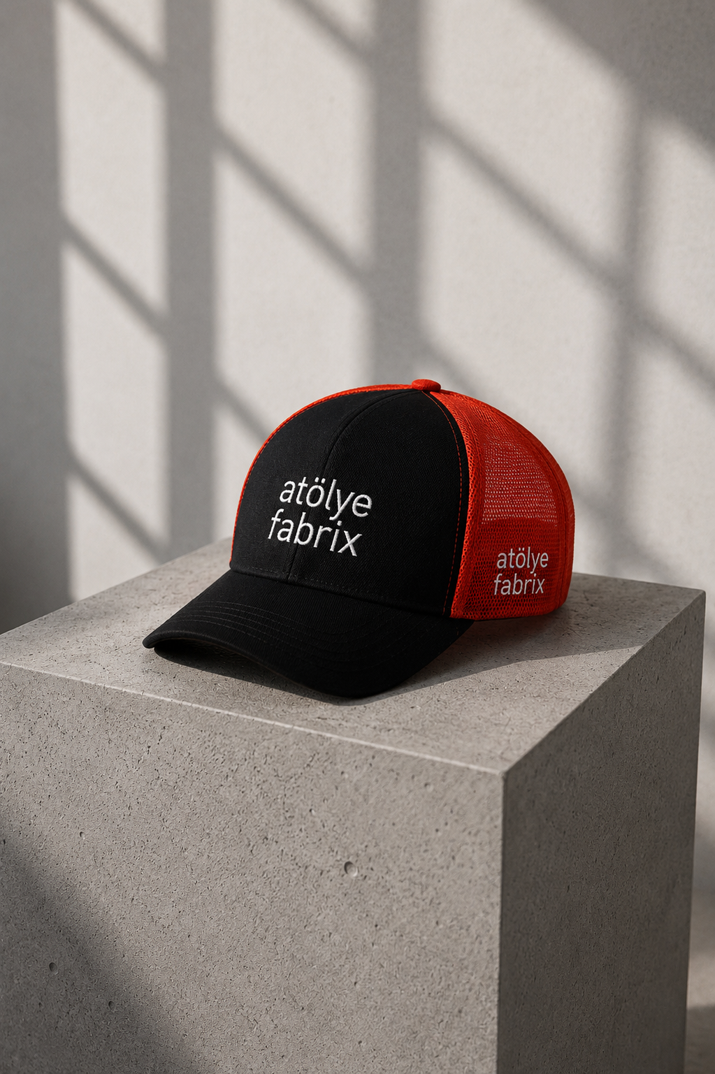 Embroidered Logo Mesh Cap